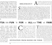 Bibliomancy: Lotsa Fun For All The Family